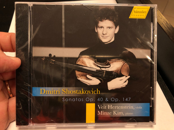 Dmitri Shostakovich - Sonatas Op. 40 & Op. 147 / Veit Hertenstein - viola, Minze Kim - piano / Hanssler Classic Audio CD 2020 / HC20011