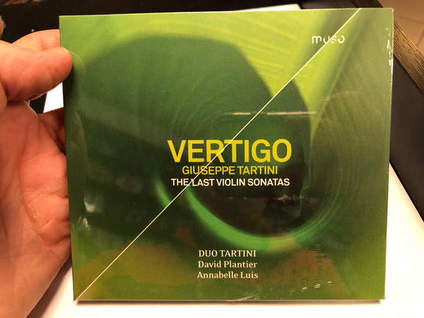 Vertigo - Giuseppe Tartini - The Last Violin Sonatas / Duo Tartini - David Plantier, Annabelle Luis / Muso Audio CD 2020 / mu-040