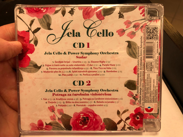 Jela Cello ‎– 2 Albuma - Sudar, Potraga Za Čarobnim Violončelom / Croatia Records ‎2x Audio CD 2019 / 2CD 6090884