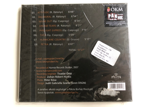 Private Conversation - Robert Ratonyi, Gyula Csepregi / Hunnia Records ‎Audio CD / HRCD 706