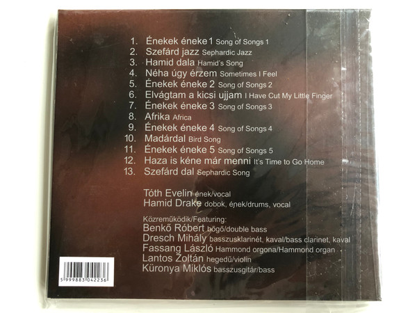 Tóth Evelin, Hamid Drake ‎– Let Him Kiss Me... / Hunnia Records & Film Production ‎Audio CD / HRCD 902