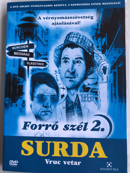 Forró szél 2. DVD 1978 Surda - Vruć vetar / Directed by Aleksandar Đorđević / Starring: Ljubiša Samardžić, Miodrag Petrović Čkalja, Radmila Savičević / Popular Yugoslav TV series (5999544242968)