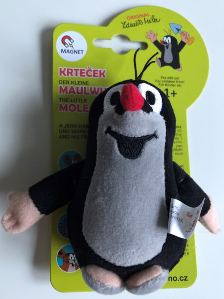 Krtek - Little mole 10 cm magnet / Der Kleine Maulwurf 10cm - Krteček / Kisvakond 10cm mágnes / 39904Z / Ages 1+ (8590121399043)