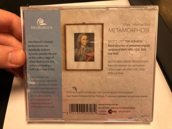 Johann Sebastian Bach - Metamorphose / ambitus Audio CD 2019 / amb 95 606