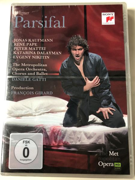 Wagner - Parsifal 2 DVD SET The Metropolitan Opera Orchestra, Chorus and Ballet / Directed by Barbara Willis Sweete / Production Francois Girard / Conducted by Daniele Gatti (888837255899)