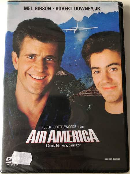 Air America DVD 1990 / Directed by Robert Spottiswoode / Starring: Mel Gibson, Robert Downey, Jr. (5996051090037)