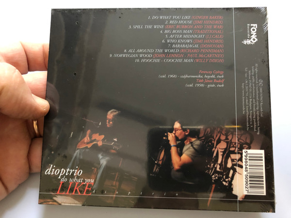 Dioptrio ‎– Do What You Like / Ferenczy Gyorgy, Toth Janos Rudolf / Fonó Records ‎Audio CD 2000 / FA-090-2 CD