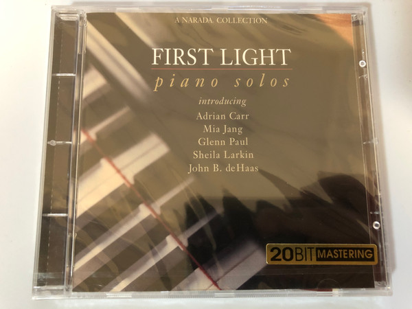 FIRST LIGHT piano solos / Introducing: Adrian Carr, Mia Jang, Glenn Paul, Sheila Larkin, John B. deHaas / Narada Lotus ‎Audio CD 1996 / ND-61059