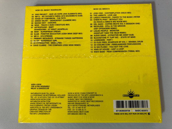Now & Wow #04 / 2CD Mixed By: Benny Rodrigues & Erick E / Basic Beat Recordings ‎2x Audio CD 2002 / BASIC 602972