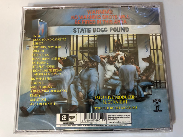 Dogg Food - Tha Dogg Pound ‎/ Digitally Remastered / Death Row Records Audio CD 2001 / PDR1002