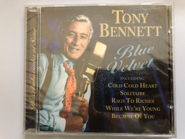 Tony Bennett ‎– Blue Velvet / Including: Cold, Cold Heart, Solitaire, Rags To Riches, While We're Young, Because Of You / Prism Leisure ‎Audio CD 2003 / PLATCD 1214