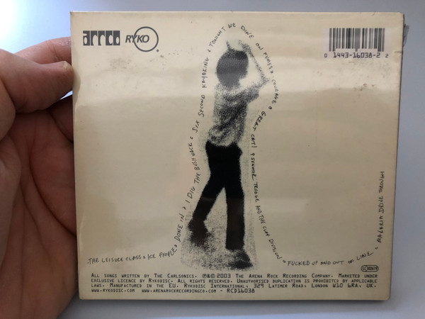 The Carlsonics ‎– Emergency Door / Rykodisc ‎Audio CD 2003 / RCD16038