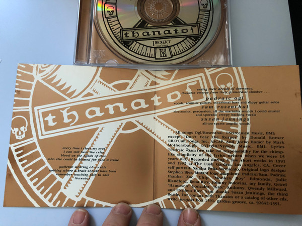 Thanatos ‎– This Endless Night Inside / Hyperium Records ‎Audio CD / CD 391 0061 2 42