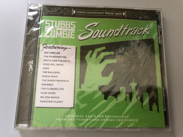 Stubbs The Zombie - The Soundtrack / Featuring: Ben Kweller, The Raveonettes, Death Cab For Cutie, Rose Hill Drive, Cake, The Walkmen, Rogue Wave, The Dandy Warhols, Oranger, The Flaming Lips / Shout! Factory ‎Audio CD 2005 / 82876 77051 2