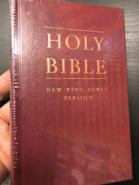 New King James Holy Bible / NKJV Bible / United Bible Societies / Hardcover Burgundy / NKJV 43C British (9783438081131)
