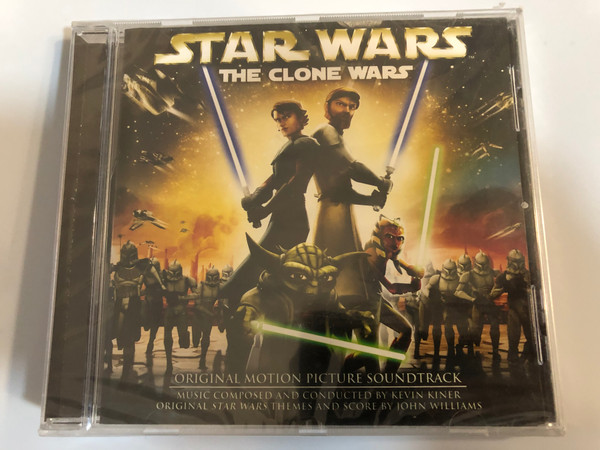 Star Wars: The Clone Wars (Original Motion Picture Soundtrack) / Music Composed And Conducted By Kevin Kiner / Original Star Wars Themes And Score by John Williams / Sony Classical Audio CD 2008 / 88697359952