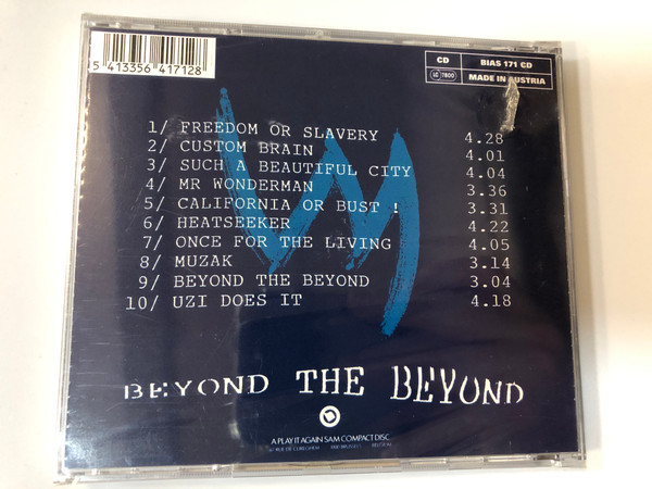 The Weathermen ‎– Beyond The Beyond / Play It Again Sam Records Audio CD / BIAS 171 CD