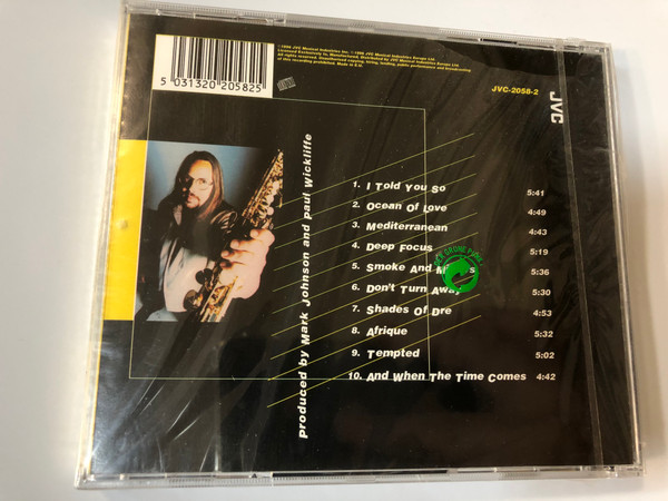 Mark Johnson – Deep Focus / JVC Audio CD 1996 / JVC-2058-2