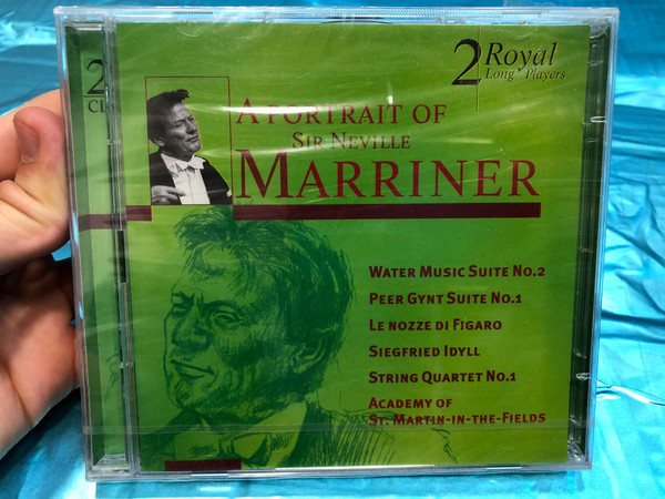 A Portrait Of Sir Neville Marriner / Water Music Suite No.2, Peer Gynt Suite No 1, Le Nozze Di Figaro, Siegfried Idyll, String Quartet No. 1, Academy Of St. Martin-in-the-Fields / Disky Classics 2x Audio CD 1999 / DCL 705972