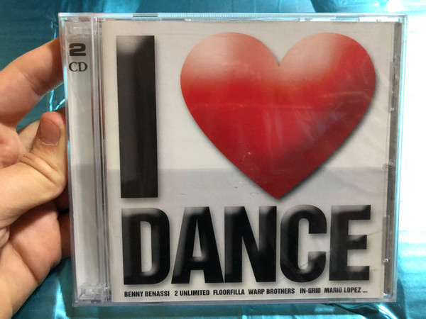 I Love Dance / Benny Benassi, 2 Unlimited, Floorfilla, Warp Brothers, In-Grid, Mario Lopez... / ZYX Music 2x Audio CD 2003 / ZYX 81564-2