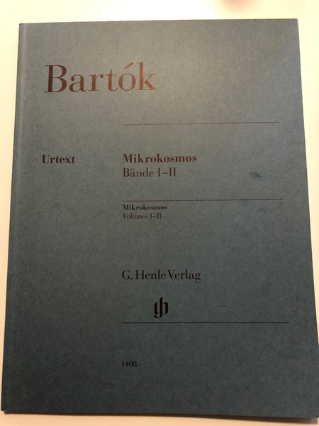 Bartók - Mikrokosmos Volumes I-II - Bände I-II / Urtext edition / G. Henle Verlag / HN 1408 / Paperback / Edited by Yusuke Nakahara (9790201814087)