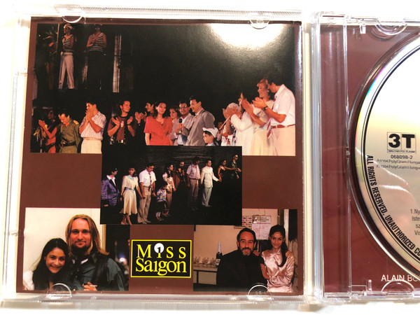 Miss Saigon * Alain Boublil, Claude-Michel Schönberg / PolyGram Hungary Audio CD 1994 / Starmakers International Management - Cameron Mackintosh / Kaszás Attila, Csengeri Attila, Lengyel Gábor (MissSaigonCD)