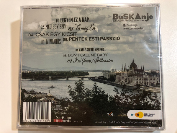 BuSKAnjo (Budapest Ska Nu-Jazz Orchestra) - Legyen ez a nap / NarRator Records Audio CD / NRR 148