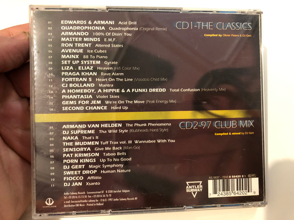 Boccaccio Life - The Classics Vol. 3 / Edwards & Armani, Quadrophonia, Master Minds, Ron Trent, Fortran 5, CJ Bolland / Antler-Subway 2x Audio CD 1997 / AS 5637