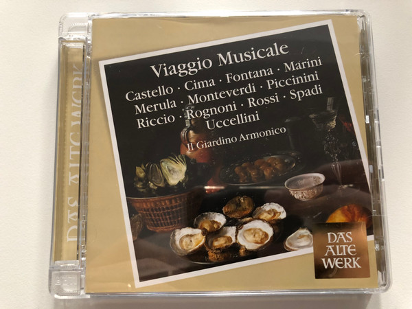 Viaggio Musicale - Il Giardino Armonico / Italian Music of the Seventeenth Century / Castello, Cima, Monteverdi, Rossi, Spadi / Das Alte Werk / Teldec Audio CD 2013 - Warner Music (825646421985)