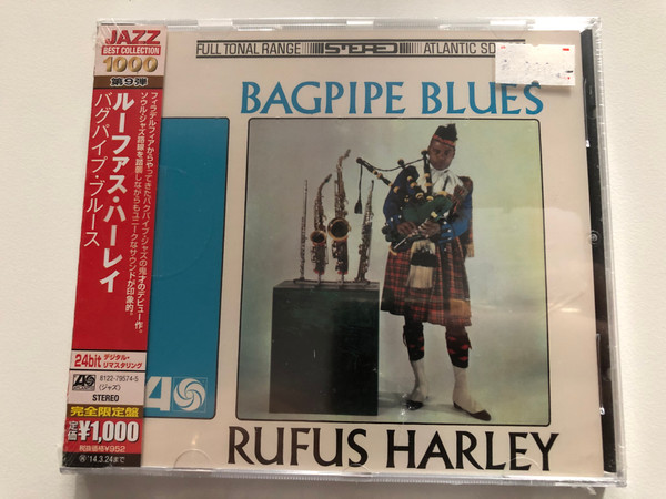 Rufus Harley - Bagpipe Blues / Atlantic Recording Audio CD / Recorded in 1966 / Kerry Dancers, More, Chim Chim Cheree / Japanese CD Release (081227957452)