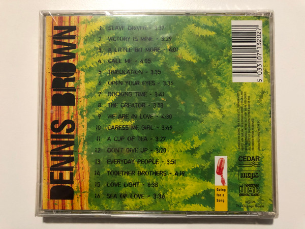 Dennis Brown / Slave Driver, Open Your Eyes, Everyday People, Call Me, Tribulation, and more... / Going For A Song Audio CD / GFS320