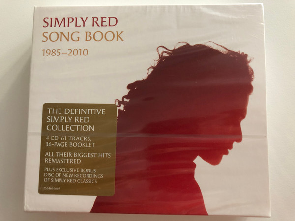 Simply Red – Song Book 1985-2010 / The Definitive Simply Red Collection / 4CD, 61 Tracks, 36-Page Booklet / All Their Biggest Hits Ramastered / Rhino Records 4x Audio CD 2013 / 825646366699