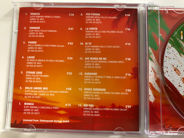 I Santo California – Tornero - Greatest Hits / Venezia, Dolce Amore Mio, Monica, Per Favore, Ave Maria No No / Eurotrend Audio CD 2007 / CD 142.430