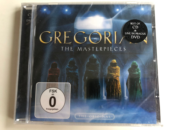 Gregorian – The Masterpieces / Best Of CD & Live In Prague DVD / Edel Records Audio CD + DVD CD 2005 / 0165792ERE