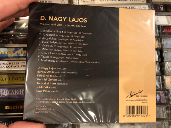 D. Nagy Lajos / Minden, ami volt... Minden, ami lesz / Hunnia Records Audio CD 2020 / HRCD1908