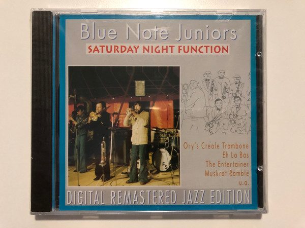 Blue Note Juniors – Saturday Night Function / Ory's Creole Trombone, Eh La Bas, The Entertainer, Muskrat Ramble, u.a. / Digital Remastered Jazz Edition / Pastels Audio CD 1995 / CD 20.1637