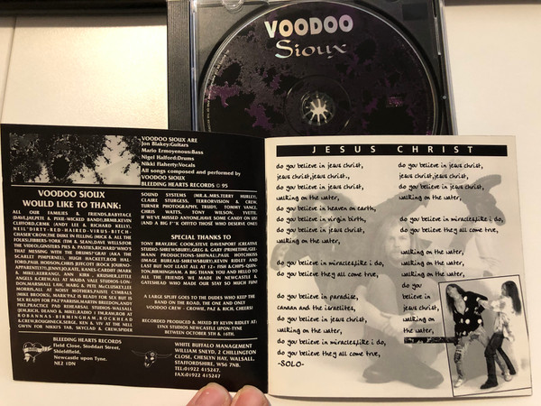 Voodoo Sioux – S.k.r.a.p.e. / Bleeding Hearts Records Audio CD 1995 / CDBLEED 14