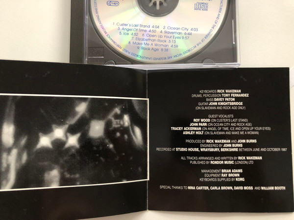 Rick Wakeman – Time Machine / Plus 5 Extended Tracks Not Available On Lp / Bellaphon Audio CD 1989 / 290-07-127