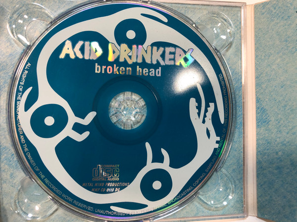 Acid Drinkers – Broken Head / Metal Mind Productions Audio CD 2000 / MMP CD 0113 DG