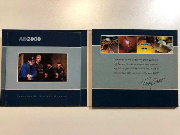 AD2000 - Agostino Di Giorgio Quartet featuring Kálmán Oláh, Ron Seguin and Michael Lambert / Fonó Records Audio CD 2000 / FA-903-2