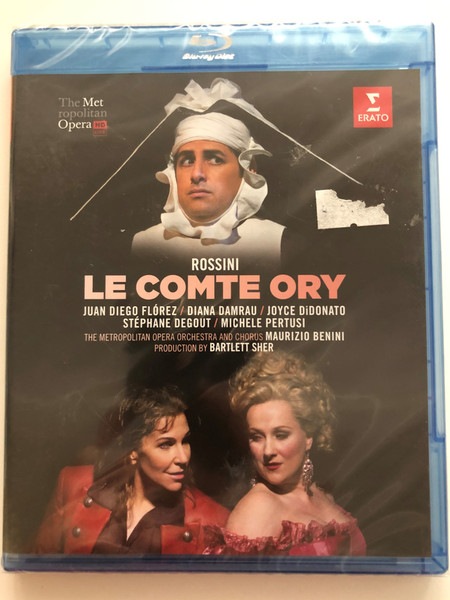Rossini - Le Comte Ory Blu-Ray Disc The Metropolitan Opera Orchestra and Chorus / Directed by Gary Halvorson / Conducted by Maurizio Benini / Warner Classics - Erato (0825646054503)