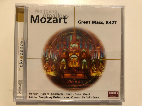 Wolfgang Amadeus Mozart - Great Mass, K427 / Donath, Harper, Constable, Davis Grant, London Symphony Orchestra and Chorus, Sir Colin Davis / Philips Classics Audio CD 1971 / 468 141-2