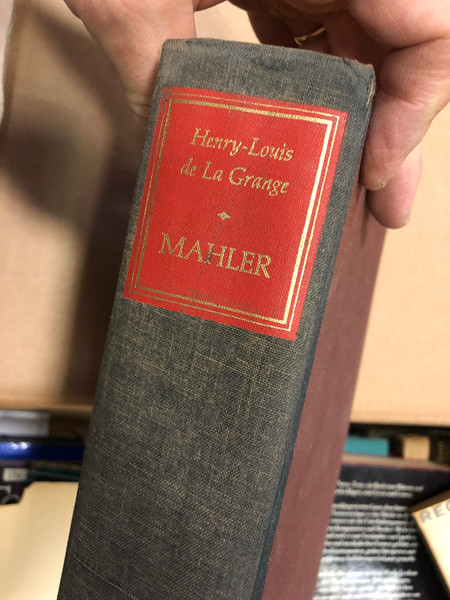 Mahler Volume One by Henry Louis de la Grange / Doubleday & Company Inc. / Hardcover 1973 (0385005245)
