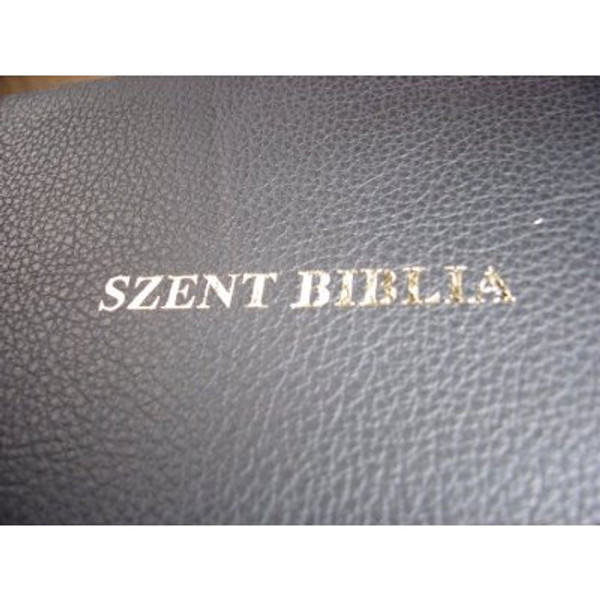 Szent Biblia, Leather Hungarian Bible (Karoly Gaspar) Large Print