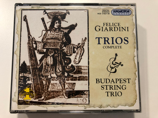 Felice Giardini: Trios Complete / Budapest String Trio / Hungaroton Classic 3x Audio CD 2000 Stereo / HCD 31837-39