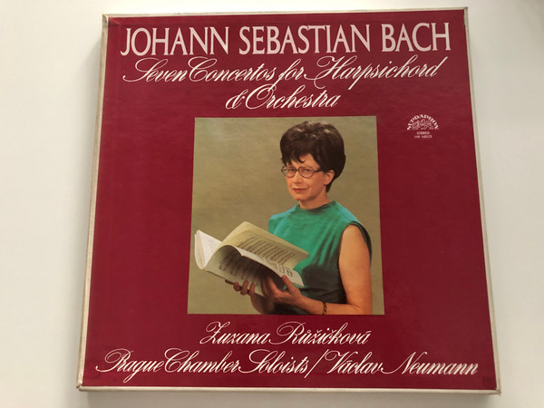 Johann Sebastian Bach - Seven Concertos For Harpsichord & Orchestra / Zuzana Růžičková, Prague Chamber Soloists, Václav Neumann / Supraphon 3x LP 1973 Stereo / 110 1451/3