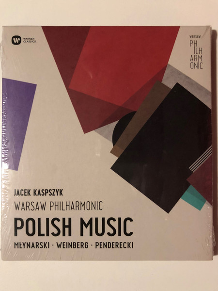 Jacek Kaspszyk, Warsaw Philharmonic – Polish Music / Młynarski, Weinberg, Penderecki / Warner Classics Audio CD 2018 / 0190295699789