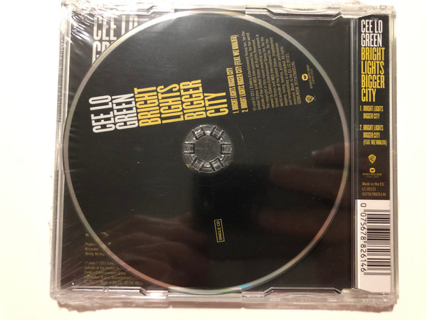 Cee Lo Green - Bright Lights Bigger City / Single CD, 2 Songs / Warner Bros. Records Audio CD 2011 / 0075678826146