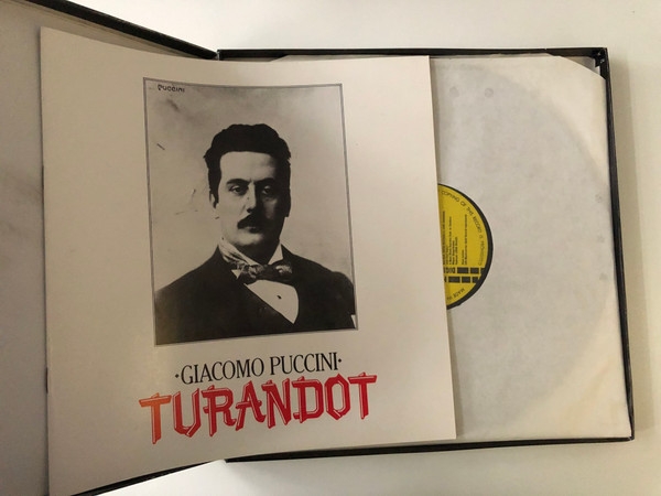 Puccini - Turandot / Éva Marton, José Carreras, Katia Ricciarelli, Chor Und Orchester Der Wiener Staatsoper, Wiener Sängerknaben, Lorin Maazel / Hungaroton 3x LP Stereo / SLPDL 12697-99