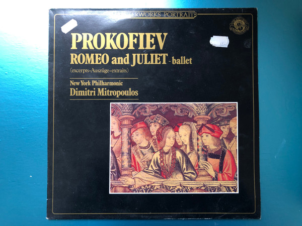 Prokofiev - Romeo And Juliet - ballet (Excerpts-Auszüge-Extraits) / New York Philharmonic, Dimitri Mitropoulos / Masterworks Portrait LP 1983 / CBS 60279
